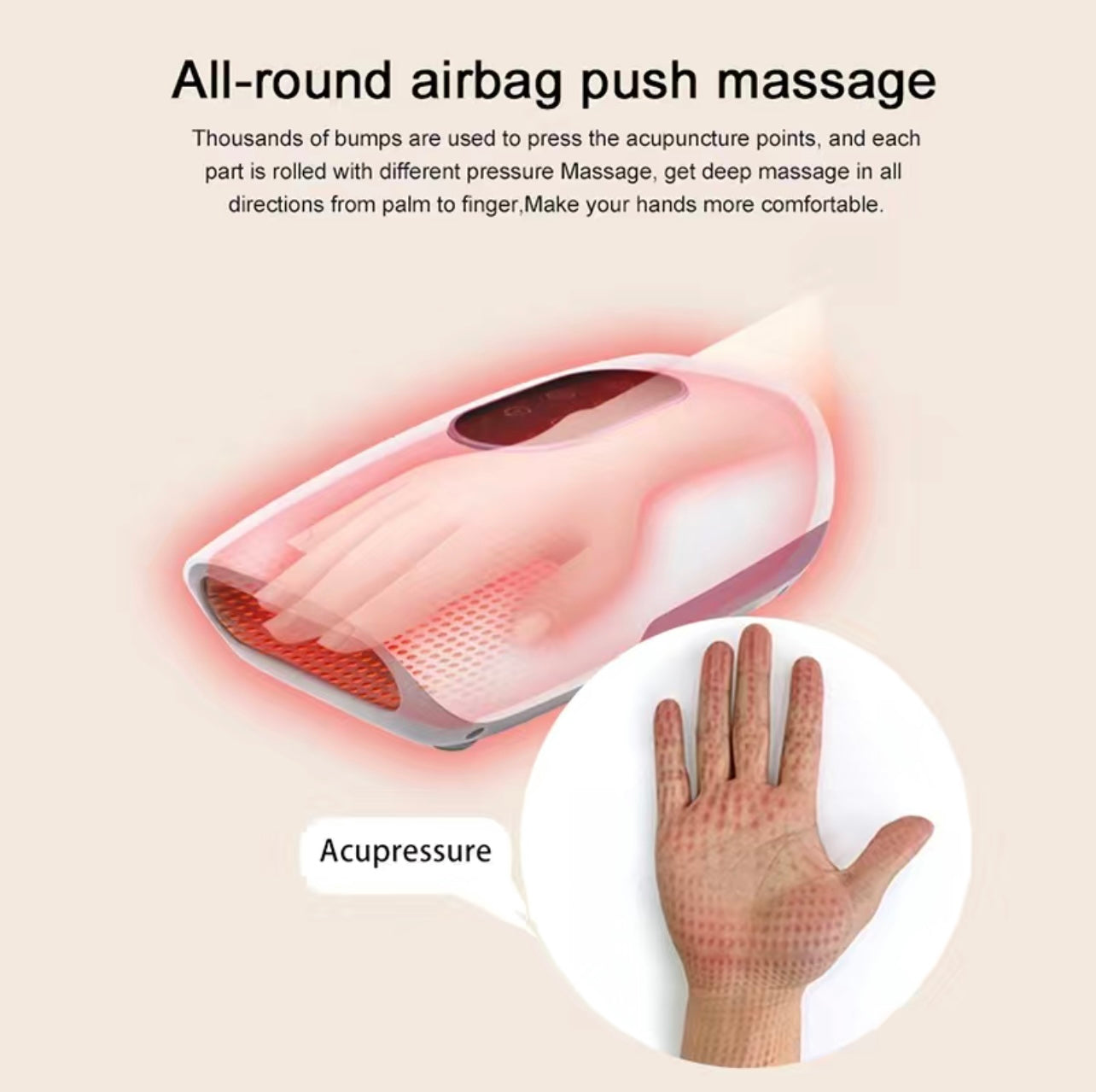 Arthritis and Carpel Tunnel Relief- Heated Compression Acupressure Hand Massager. TikTok viral best selling product, relieve hand pain, joint pain relief, correct carpal tunnel pain, avoid carpal tunnel surgery,