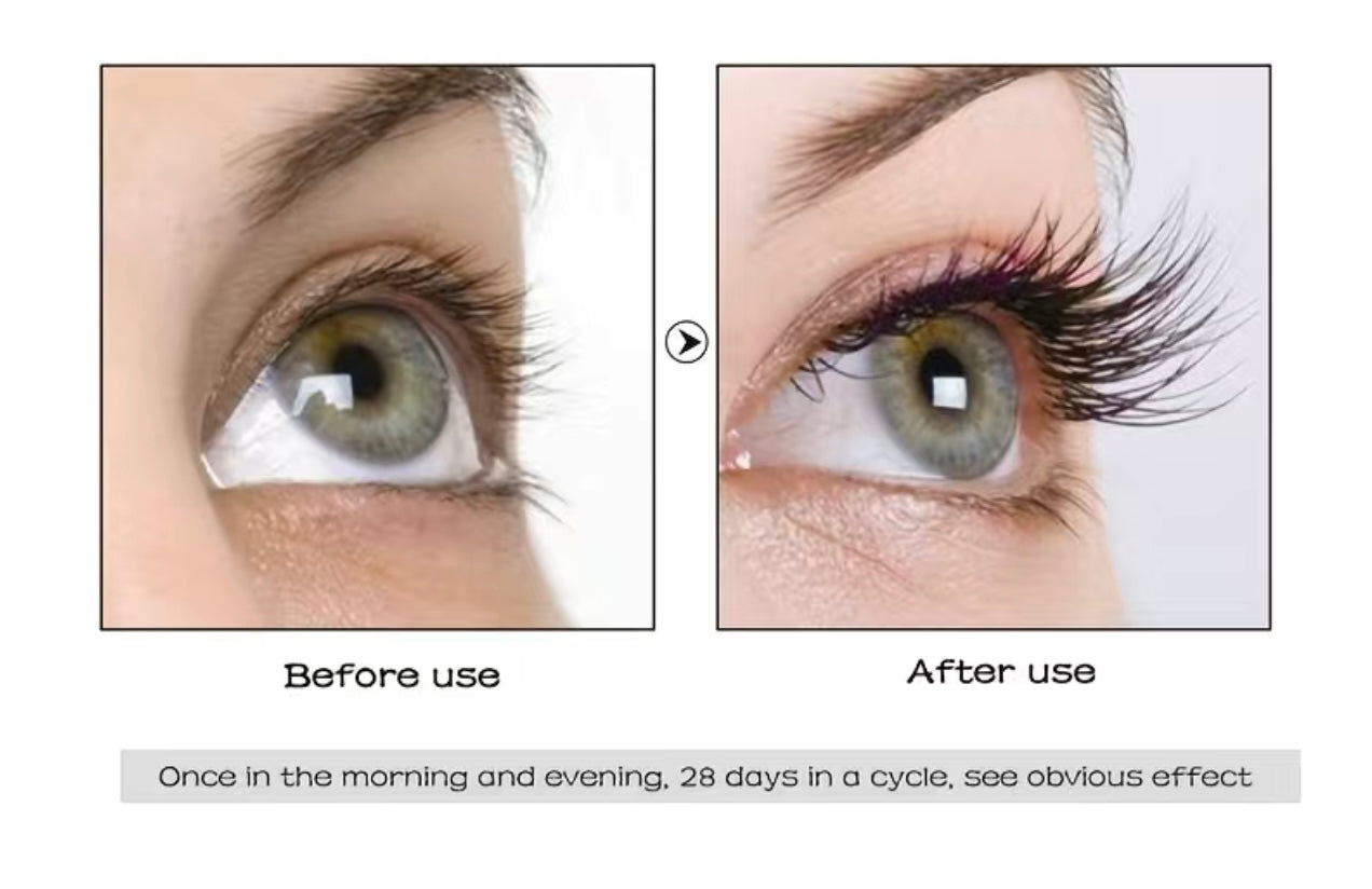 Best viral TikTok eyelash and eyebrow growth serum. Thicken eyelash and eyebrows. Eyelash lengthener.