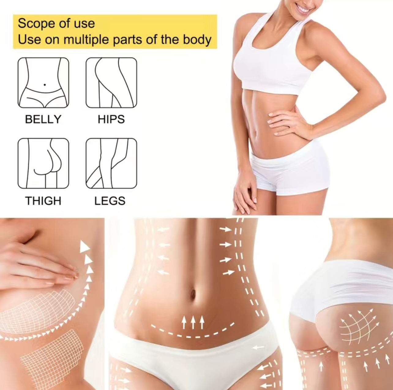 4 piece body slimming and body contouring wraps. Body wraps for weight loss. Detoxing body wrap. Detox body slimming wrap. At home body slimming, TikTok vital products, TikTok made me buy it, best of TikTok, salon products at home, salon quality products, body slimming, body sculpting, body contouring, body wraps, home use salon products, weight loss, best diet supplements 