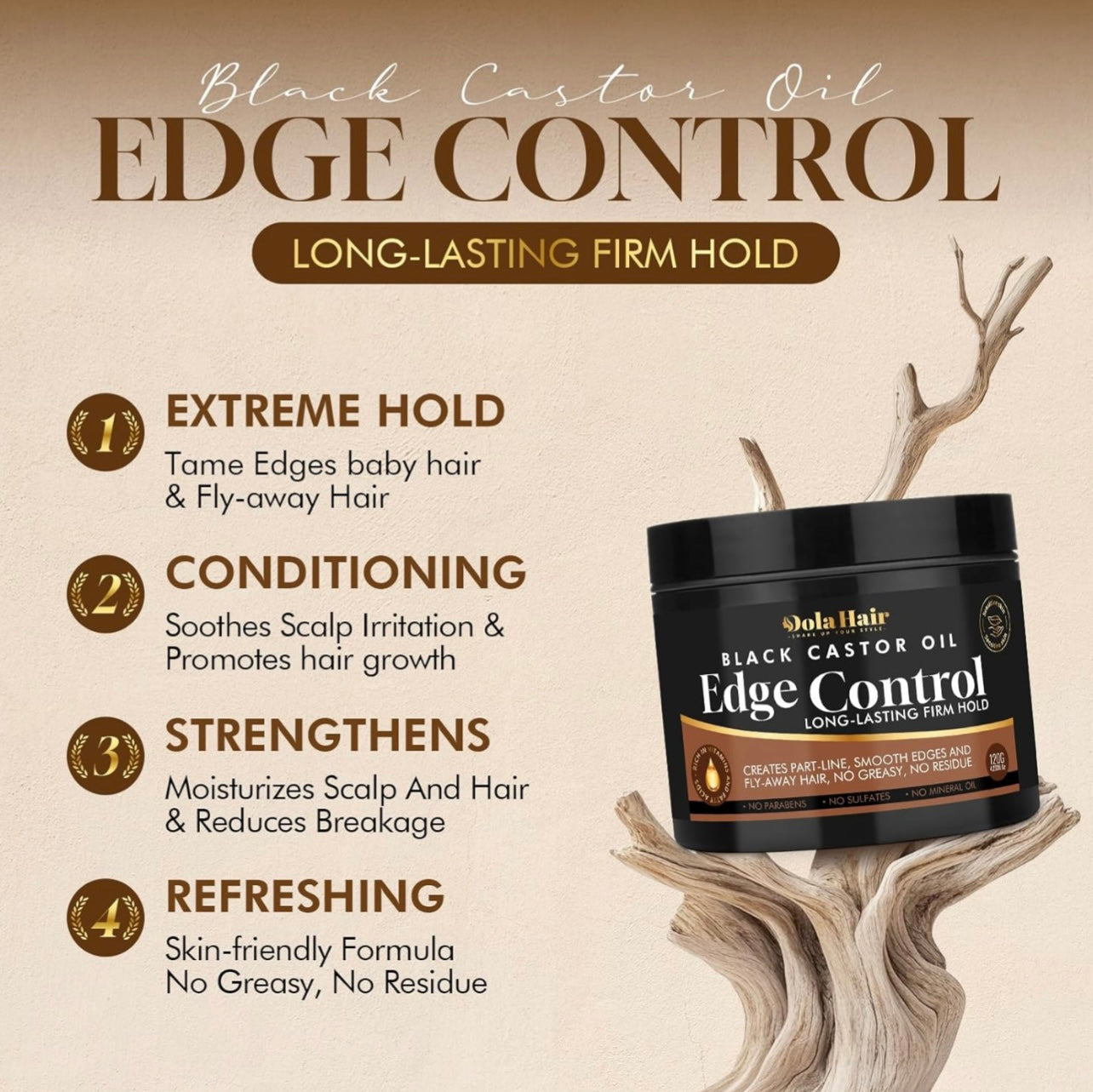 Edge Control Strap 24 Hour Extra Hold Edge Control Styling Kit- Salon Quality – NuYu Body ...