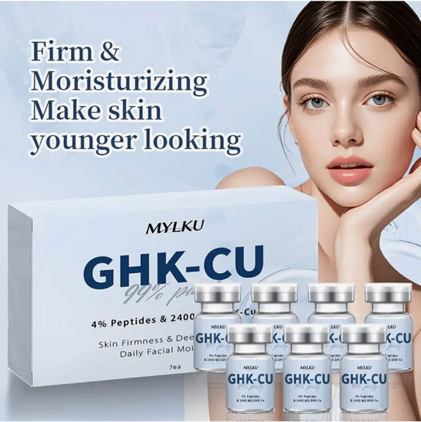how to make ghk cu  Peptide Works  Signaling GHK acts as a switch for skin repair: Interacts with adenosine receptors  reduces inflammation Activates MAPK/ERK, PI3K/Akt, TGF- pathways Stimulates fibroblasts & keratinocytes  boosts collagen, elastin 7% GHK-CU ACCELERANT - Platinum