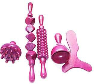 5-PIECES Premium Quality Custom Color Wood Therapy Tools NuYu Body Sculpting 5-PIECES Premium Quality Custom Color Wood Therapy Tools NuYu Body Sculpting